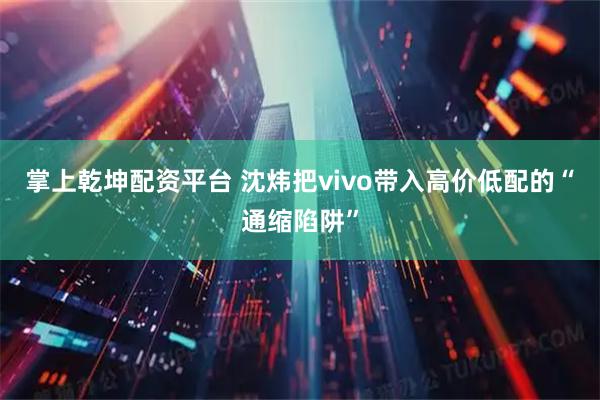掌上乾坤配资平台 沈炜把vivo带入高价低配的“通缩陷阱”