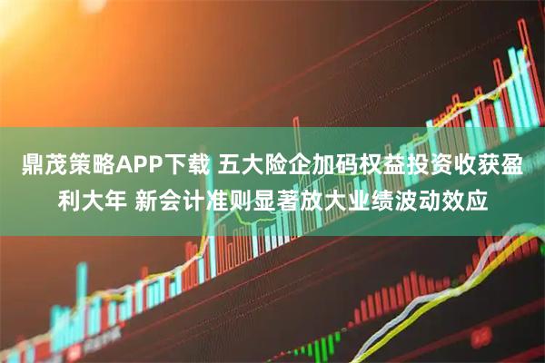 鼎茂策略APP下载 五大险企加码权益投资收获盈利大年 新会计准则显著放大业绩波动效应